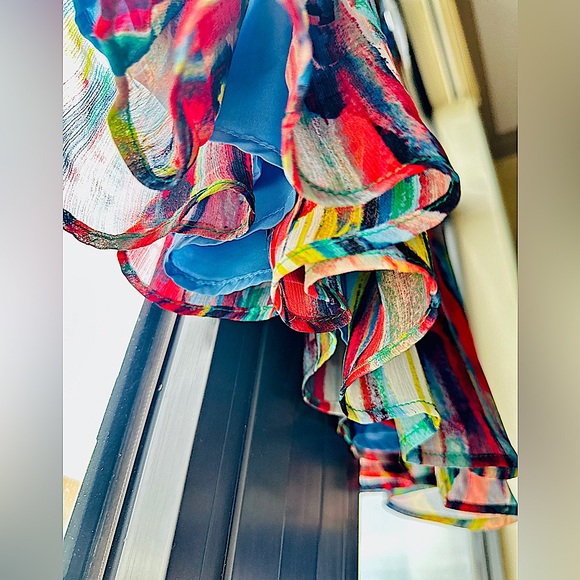 NWOT | Jack by BB Dakota Kenya Multi Print Dress - Picture 6 of 7